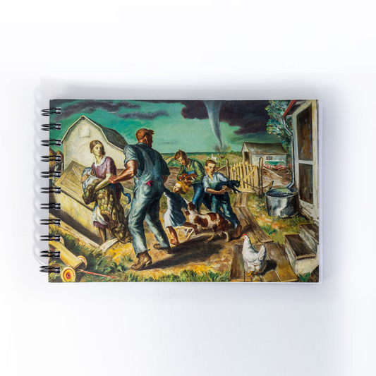 The Tornado (Tornado over Kansas) Spiral Notebook