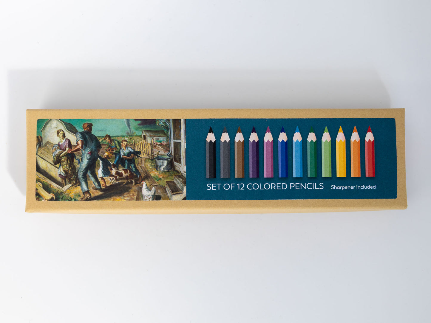 The Tornado (Tornado over Kansas) 12pc Colored Pencil Kit